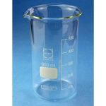 Glass Beakers Tall Form 600ml.