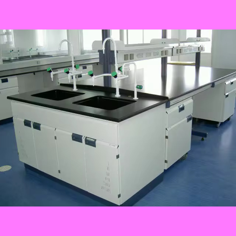 Laboratory Acid Resistant Sink Cabinet With Faucet