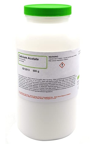 Calcium Acetate AR 500g