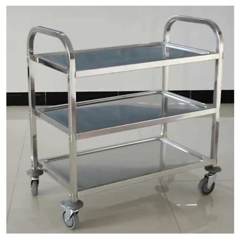 Trolleys Laboratory Stainless Steel 3 tier